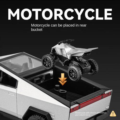 1/32 Tesla Cybertruck Pickup Alloy Car