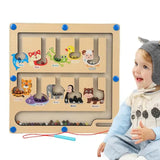 Wooden Magnetic Color Sorting and Counting Toy