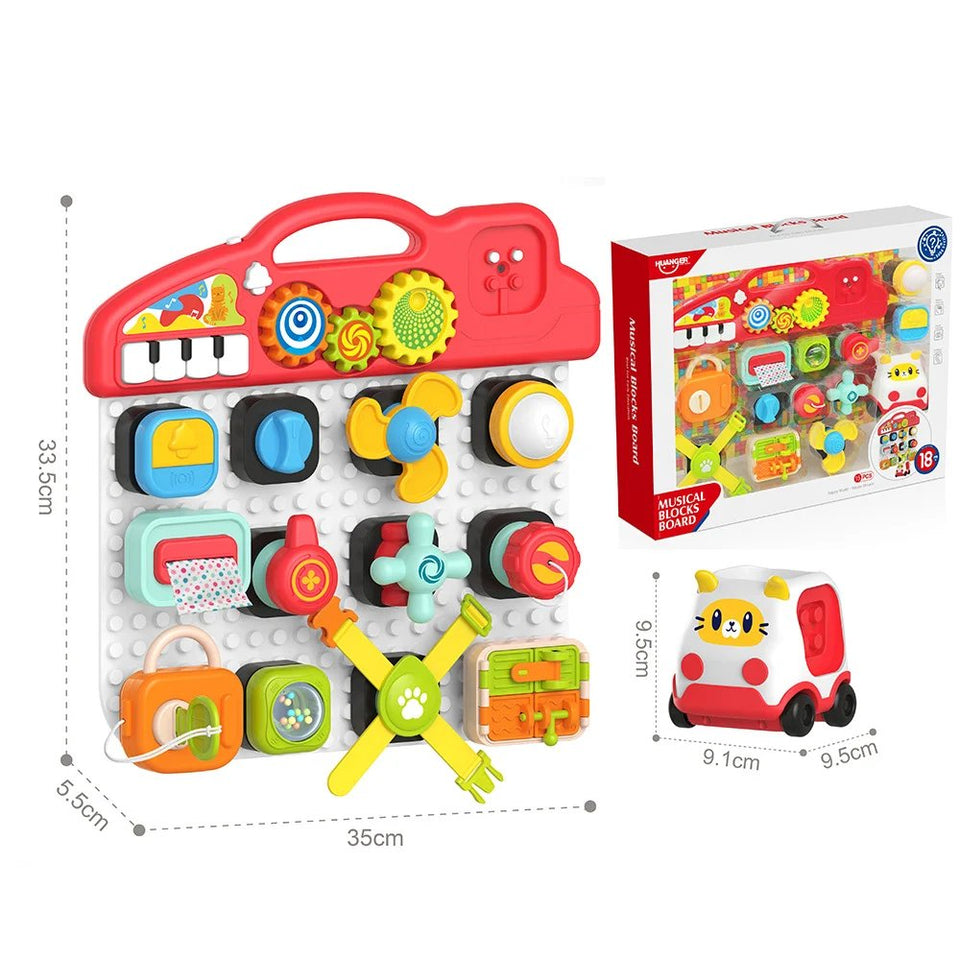 Huanger Musical Activity Busy Board