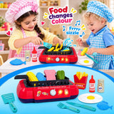 DIY Magic Food Cooking Set – Color-Changing, Bubble-Grill Fun!