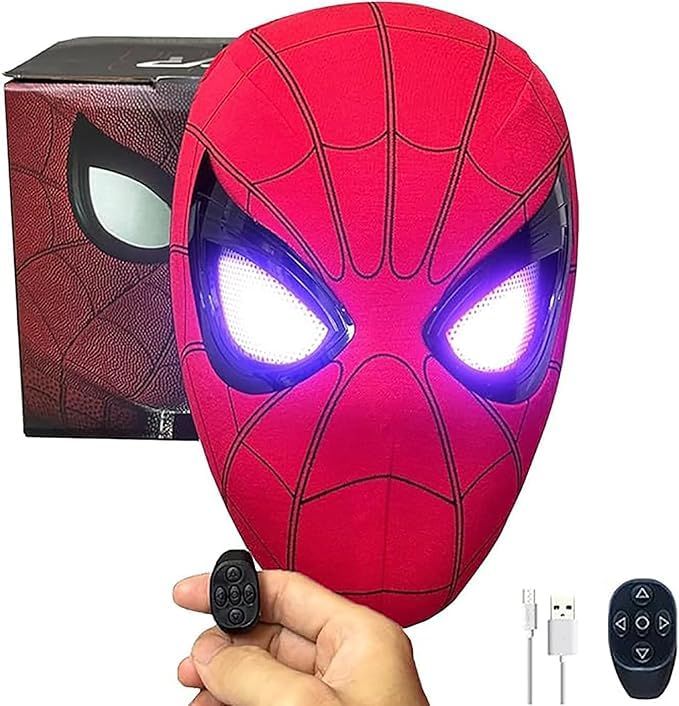 Spider-Man Mask with Moving Eyes