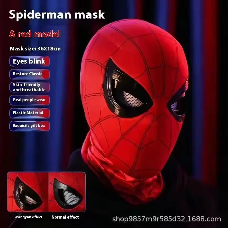 Spider-Man Mask with Moving Eyes