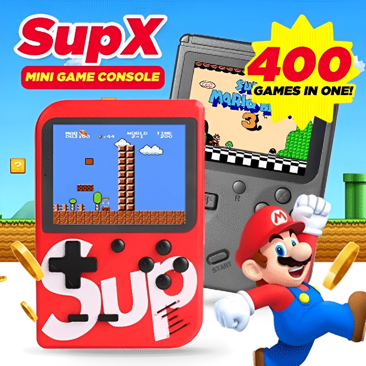 SUP 400 in 1 Games Retro Game Box + Joystick Remote Controller 🎮 – Topifye