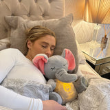 Breathing Relaxing Teddy Elephant with Calming Music, Lights