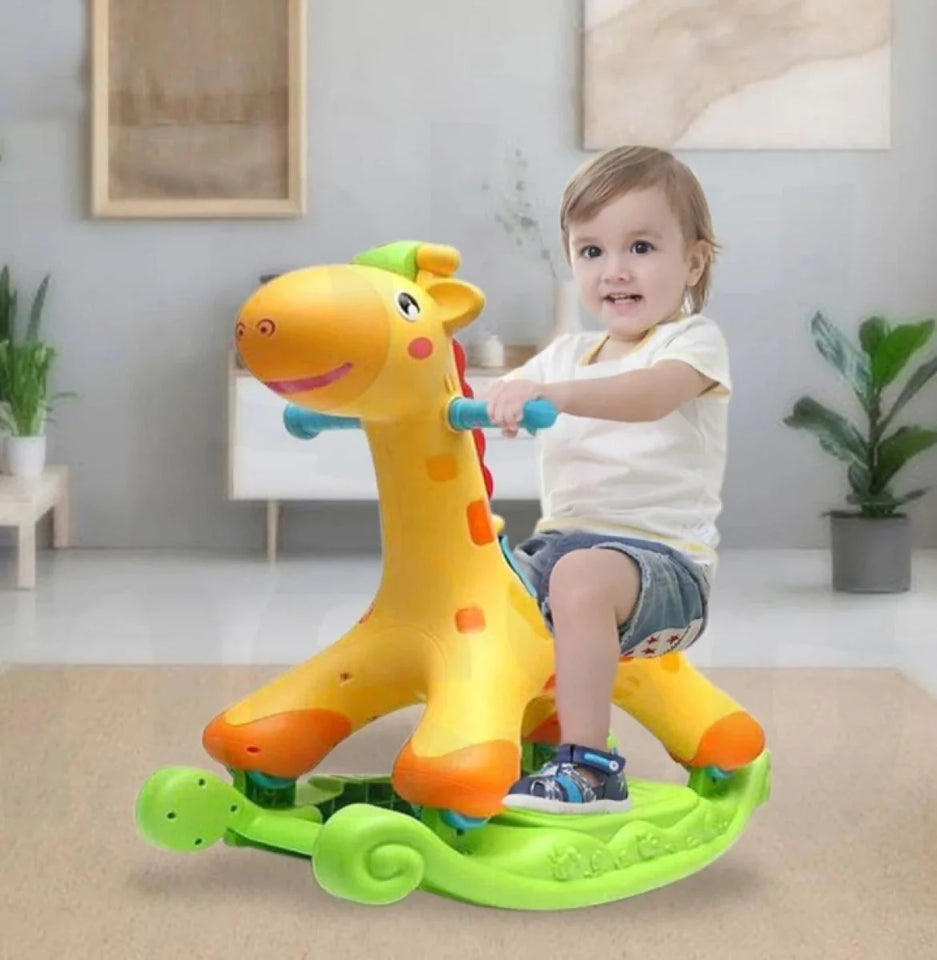 Baby Rocking Riding Giraffe