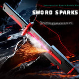 Anime Rainbow LED Lightsaber Katana Sword – Rechargeable Color-Changing Light & Sound