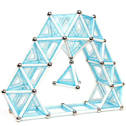 3D Crystal Magnetic Building Blocks Puzzle 66 Pieces