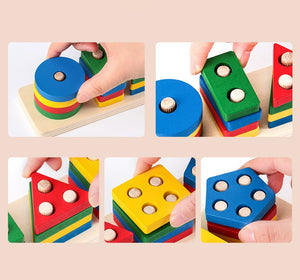 5 in 1 Geometrical Shapes Colorful