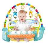 Baby Piano Keyboard Gym Mat & Fitness Rack