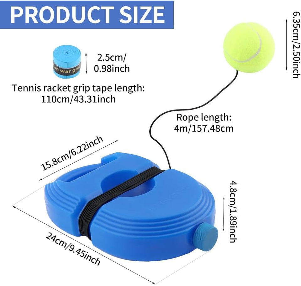 Solo Tennis Trainer Rebound Ball with 2 String Balls
