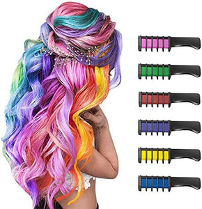 DIY Temporary Hair Chalk Comb