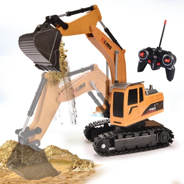 Remote Control Excavator Toy 🚧