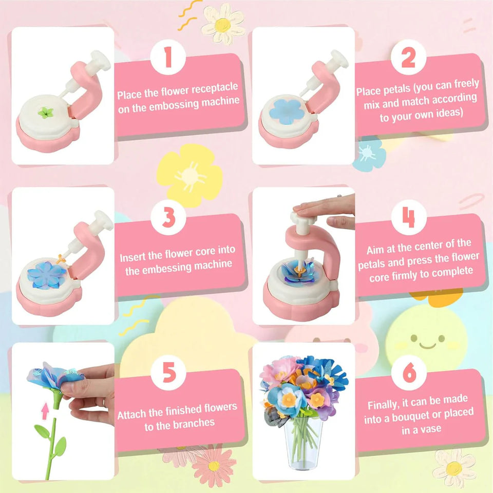 DIY Flower Craft Kit (102 Pcs)