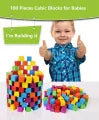 Wooden Building Blocks – 100 pieces