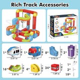 This Magnetic Train Truck Builder Set (70pcs)