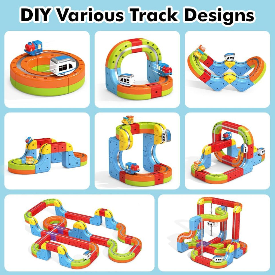 This Magnetic Train Truck Builder Set (48 Pcs)