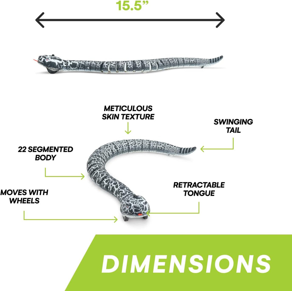 Realistic Remote Control Snake With Egg Shaped Controller