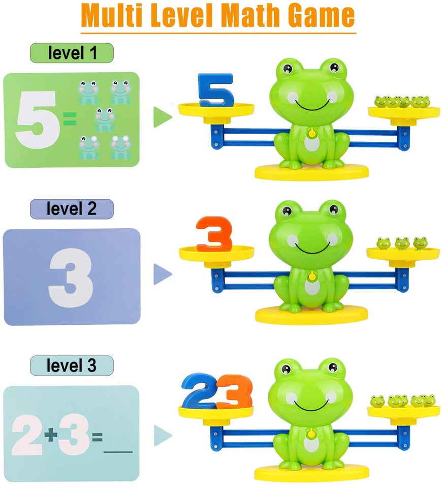 Frog Balance Math Game Educational Toys