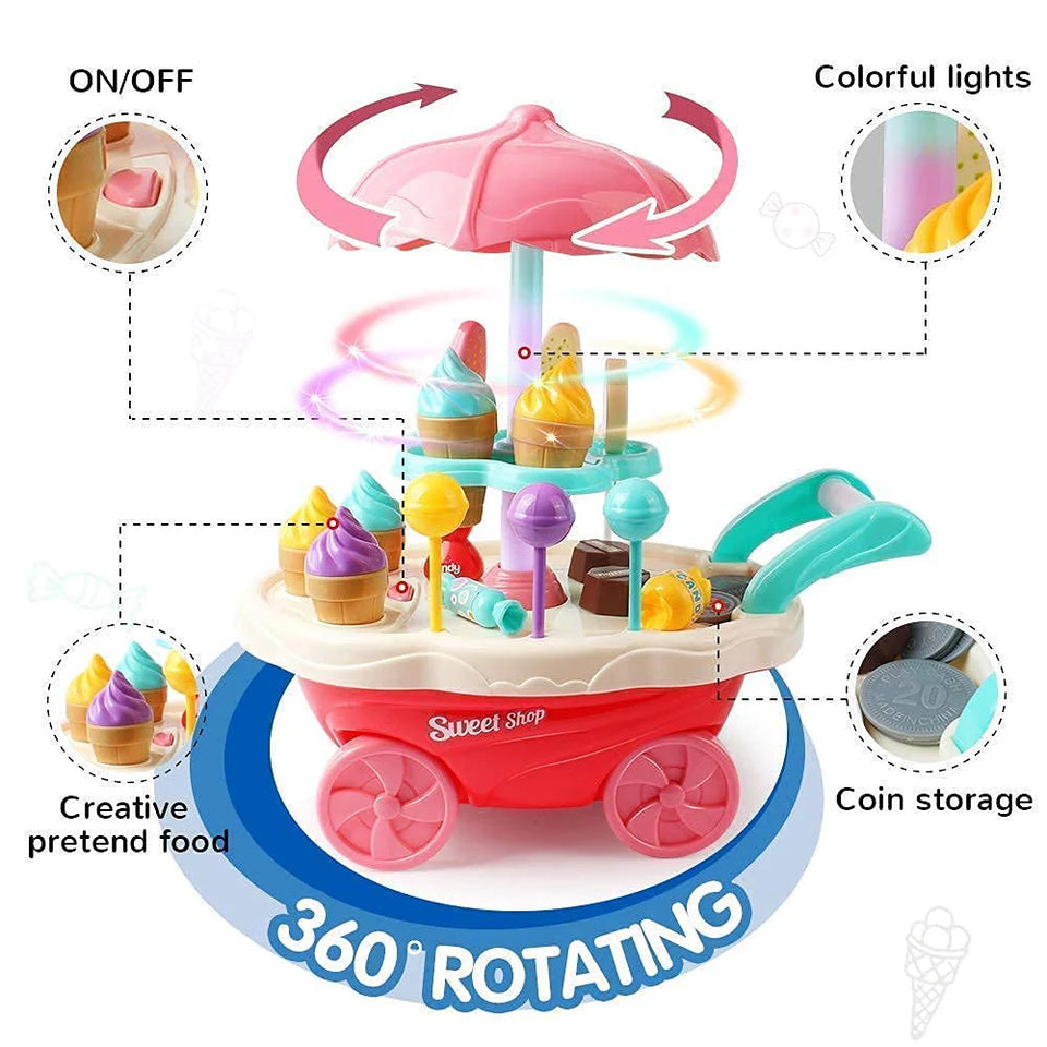 Ice Cream Candy Cart Toy