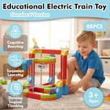 This Magnetic Train Truck Builder Set (48 Pcs)