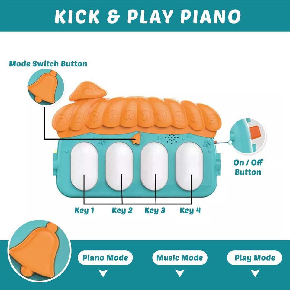 Copy of MUSICAL BABY PLAY GYM PIANO FITNESS RACK