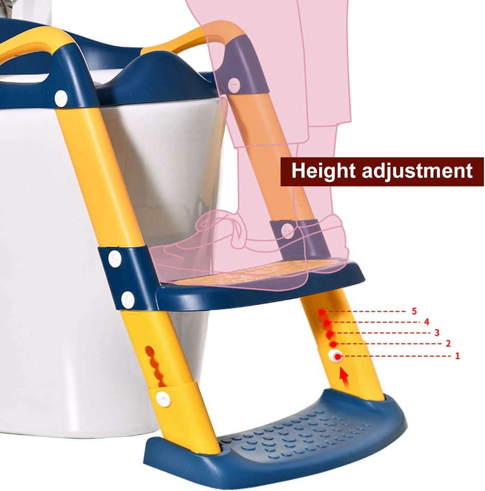 Toilet Potty Training Seat with Step Stool Ladder