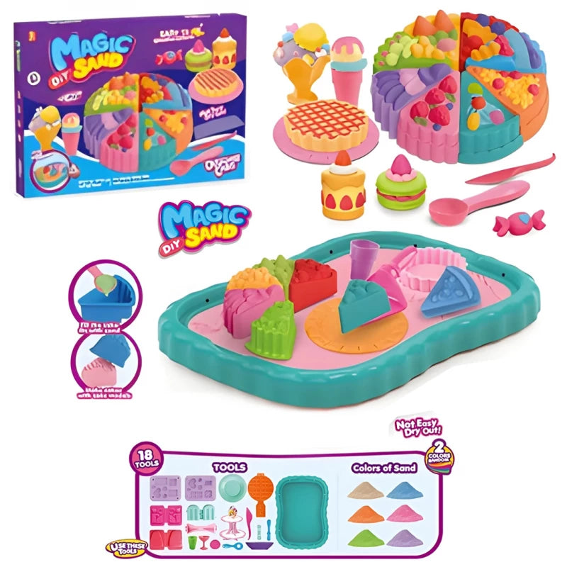 Cake Magic Play Sand Kit 🍰