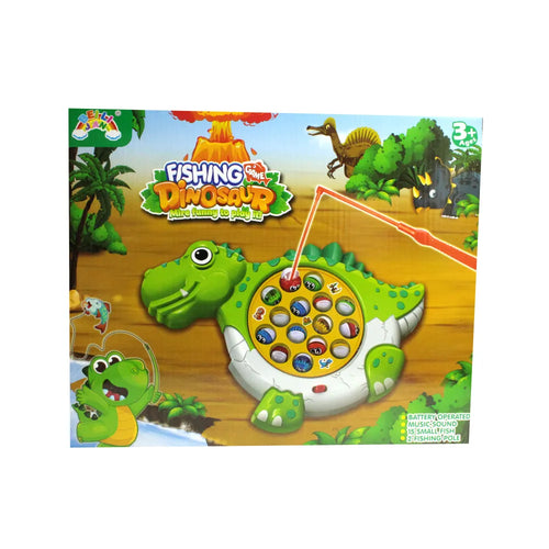 Dinosaur Shape Fishing Game With Music