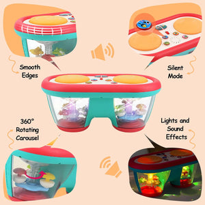 Learning Musical Rotating Drum With Light