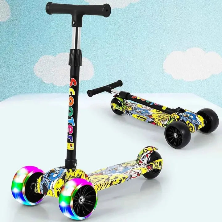 3 Wheeler Scooter With Light And Adjustable Height