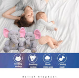Breathing Relaxing Teddy Elephant with Calming Music, Lights
