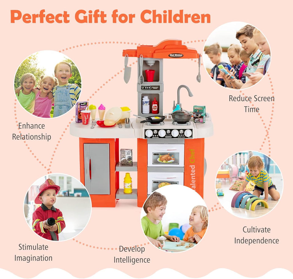 Realistic Kitchen PlaySet (67 Pieces)