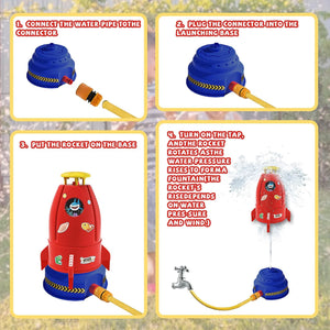 Outdoor Water Rocket Sprinkler