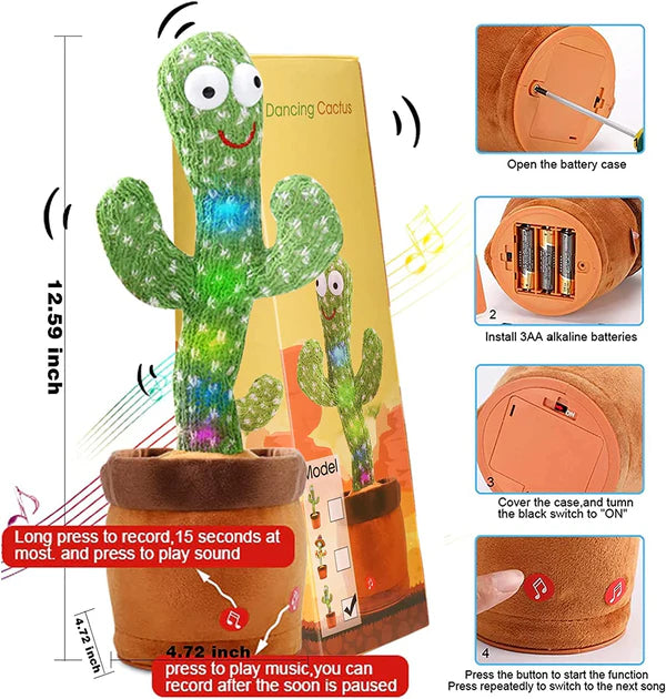 Dancing Talking Cactus Toy