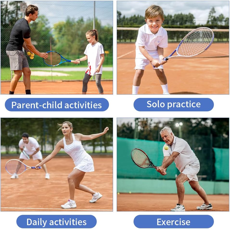 Solo Tennis Trainer Rebound Ball with 2 String Balls