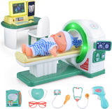 Realistic Pretend Play Doctor Kit with Toy Stethoscope and Medical Tools