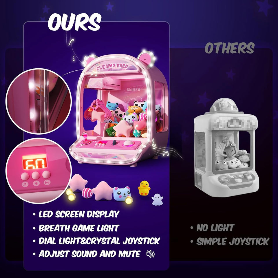 Claws Machine Toy with LED Lights & Sound (60-Second Challenge)