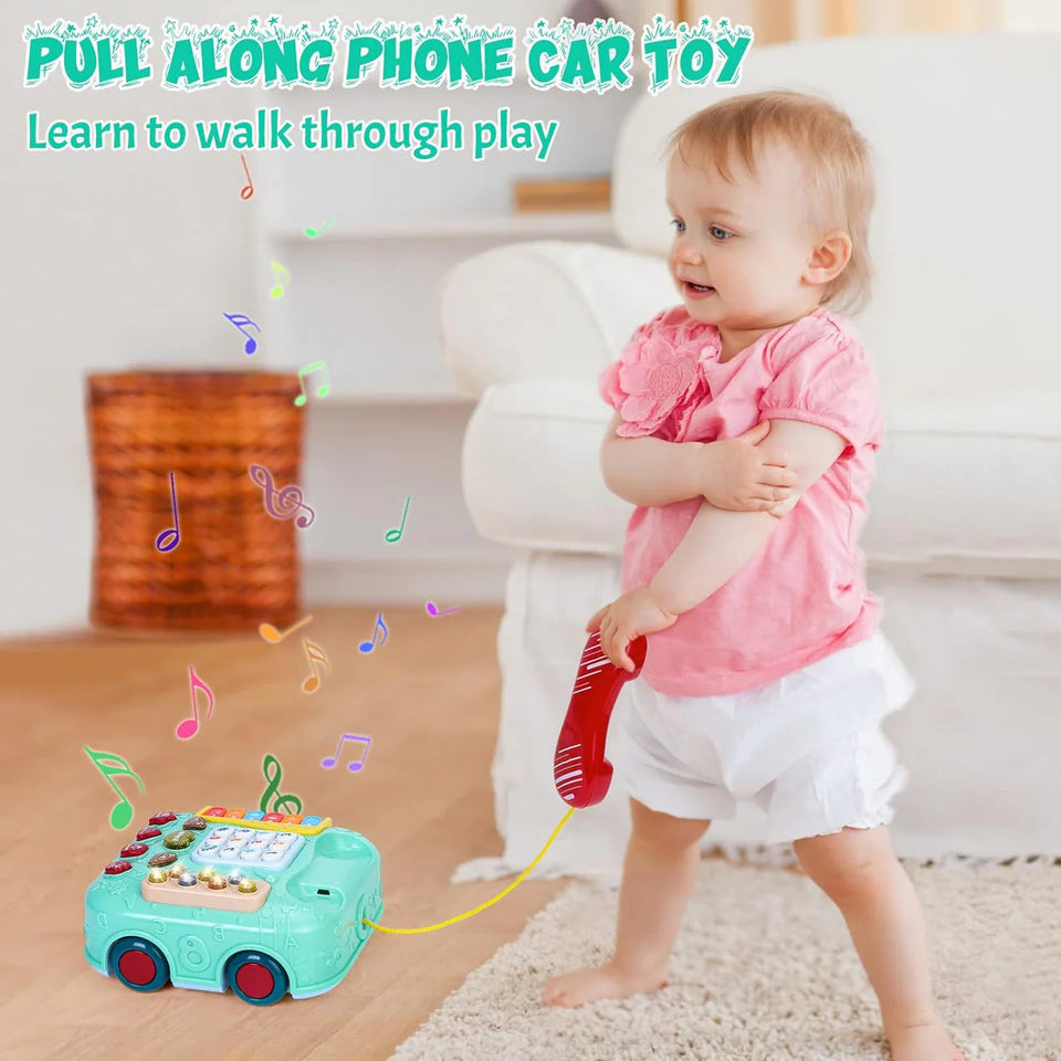 Telephone Car With Light And Sound