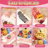 Tea Bear Claw Arcade Toy Machine with LED Lights & Sound (60-Second Challenge)