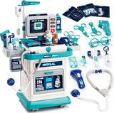 Kids Doctor Medical Trolley With Light & Sound (55Pcs)