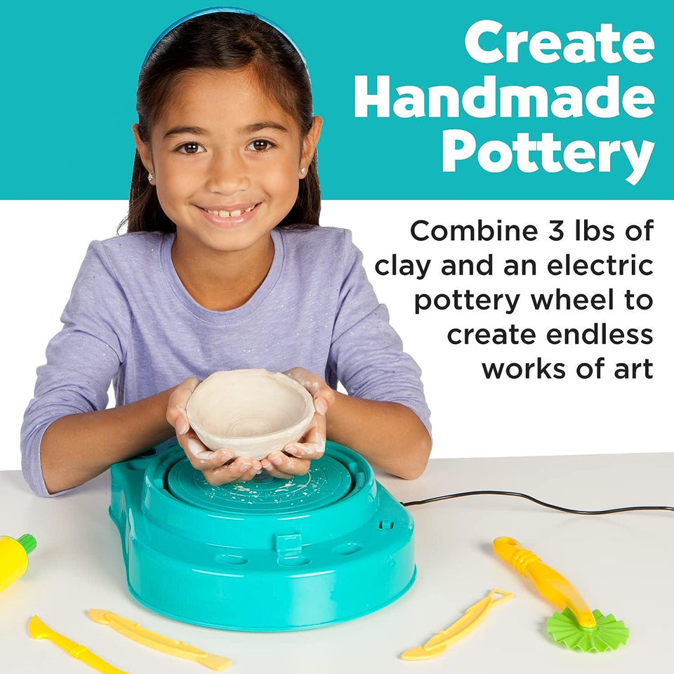 Pottery Wheel Creative Artisan Kit for Kids