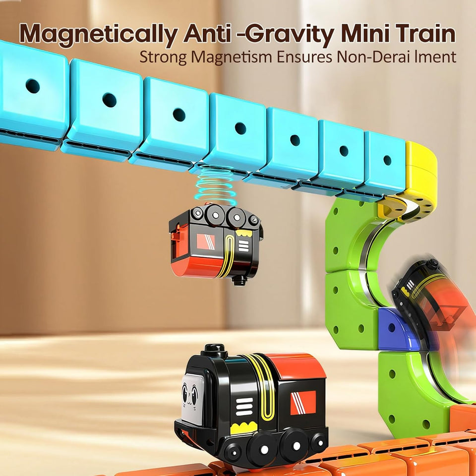 This Magnetic Train Truck Builder Set (48 Pcs)