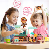 Pretend Play Donut Shop Playset with Lights and Music