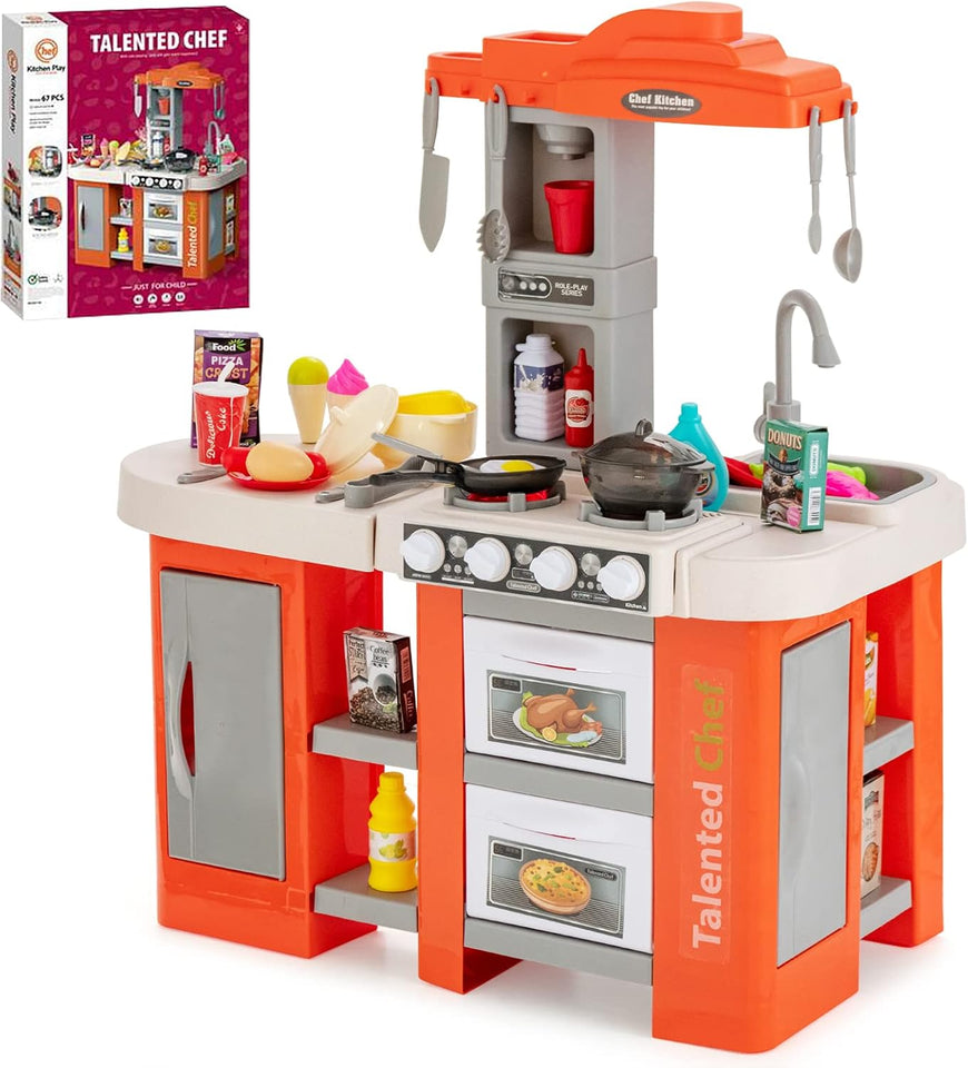 Realistic Kitchen PlaySet (67 Pieces)