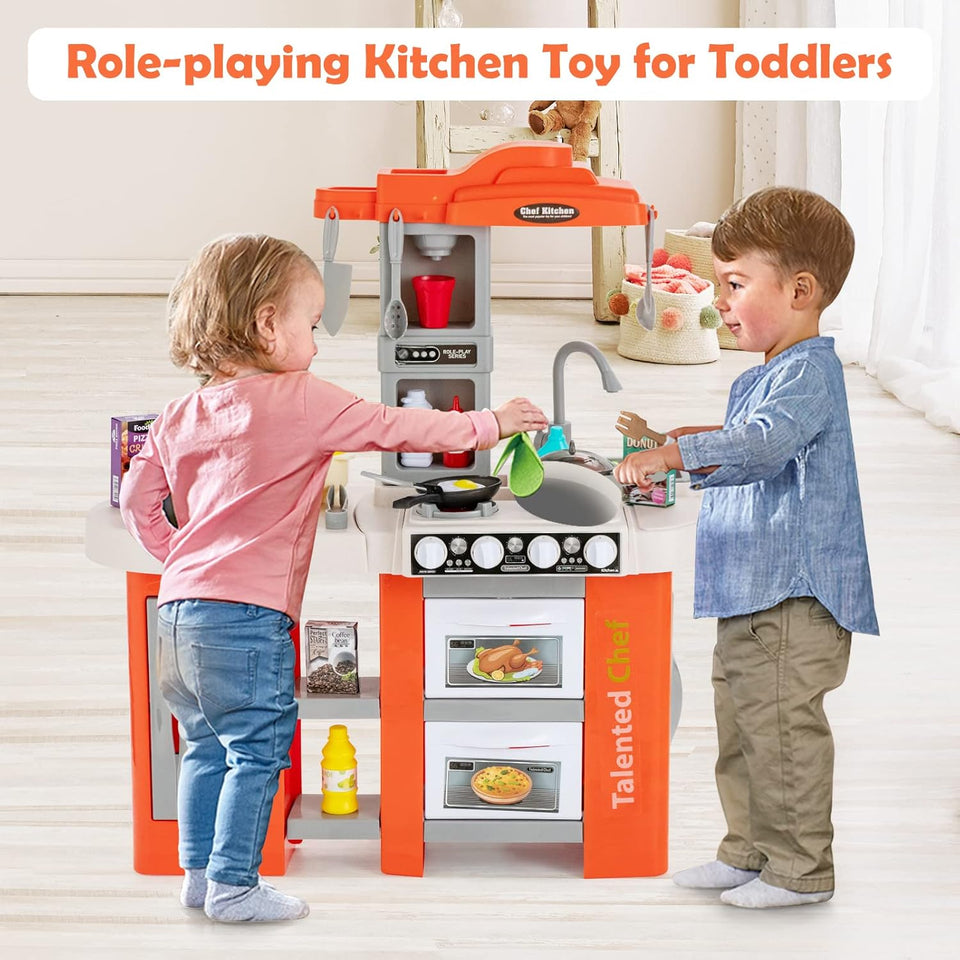 Realistic Kitchen PlaySet (67 Pieces)