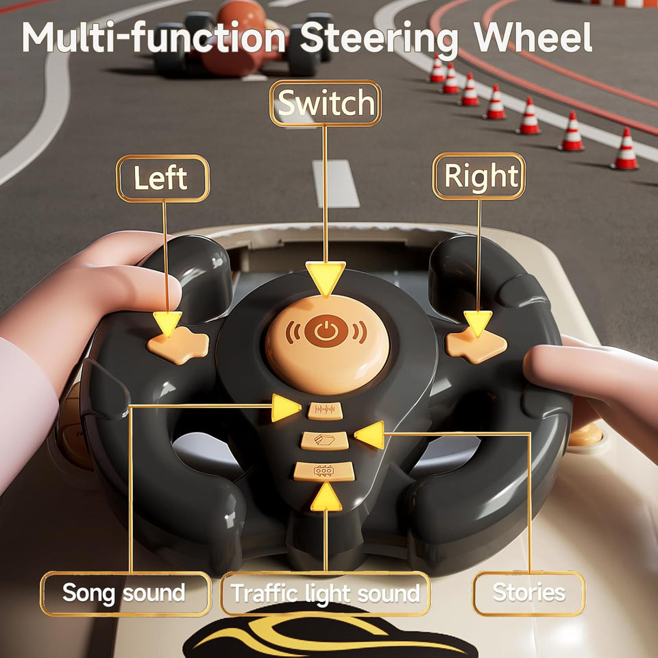 Interactive Kids Driving Steering Wheel Toy