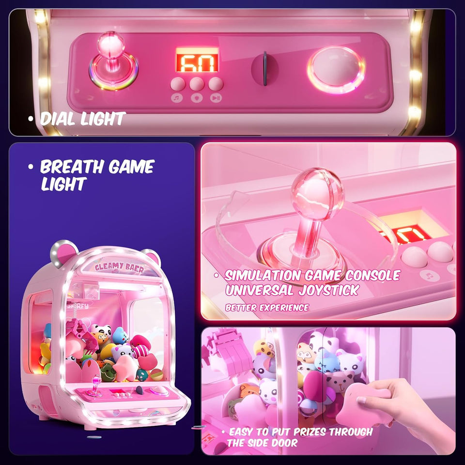 Claws Machine Toy with LED Lights & Sound (60-Second Challenge)