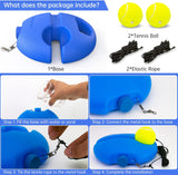 Solo Tennis Trainer Rebound Ball with 2 String Balls