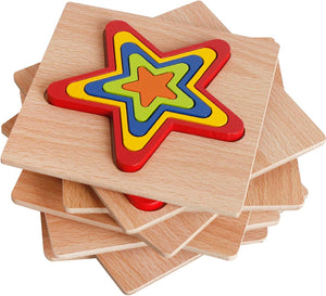 Wooden 3D Geometric Shape Puzzle (Any One)