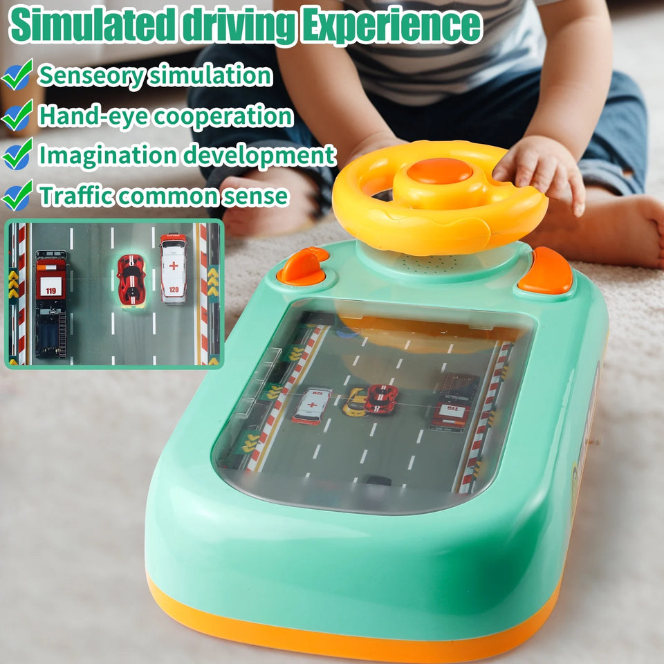 Interactive Car Riving Weal Kids Driving Steering Wheel Toy in Pakistan – Topifye